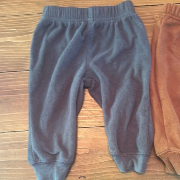 Carters 9 months Gray and Brown Sweatpants & Joggers for Everyday Comfort - Picture 3 of 7
